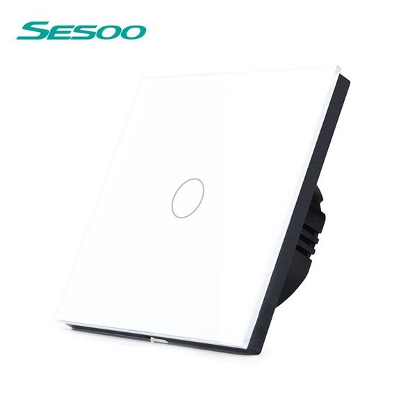 smart home control sesoo eu standard touch switch, 1 gang way,wall switch,crystal glass panel ac 110-250v switch for improvement
smart home control sesoo eu standard touch switch, 1 gang way,wall switch,crystal glass panel ac 110-250v switch for improvement