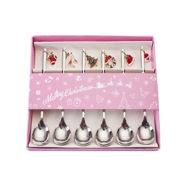 dinnerware sets 6pcs stainless steel christmas coffee spoon ice cream soup sugar dessert teaspoons mixing stirrer cooking tableware suitable
dinnerware sets 6pcs stainless steel christmas coffee spoon ice cream soup sugar dessert teaspoons mixing stirrer cooking tableware suitable