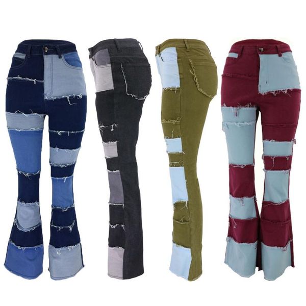 women's jeans 2021 spring and autumn stretch assembled trumpet high waist woman fashion, Blue
women's jeans 2021 spring and autumn stretch assembled trumpet high waist woman fashion, Blue