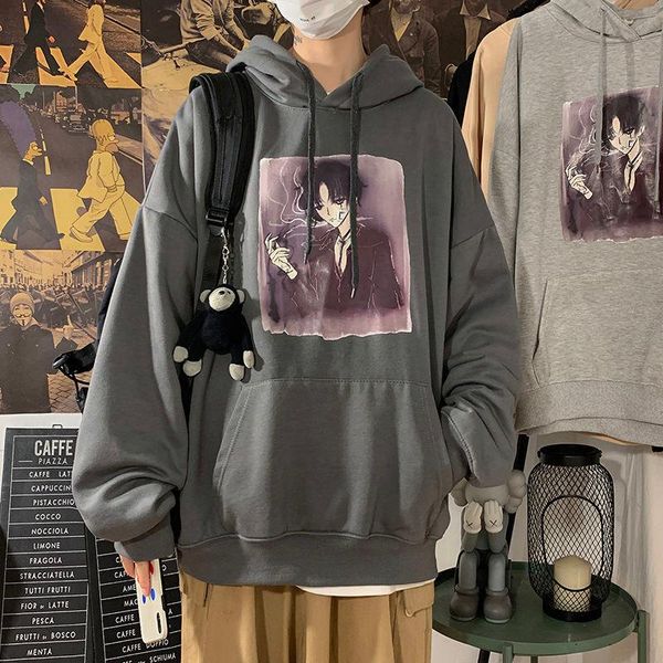 men's hoodies & sweatshirts pr 2021 anime print male oversized streetwear thicken hooded casual loose, Black
men's hoodies & sweatshirts pr 2021 anime print male oversized streetwear thicken hooded casual loose, Black