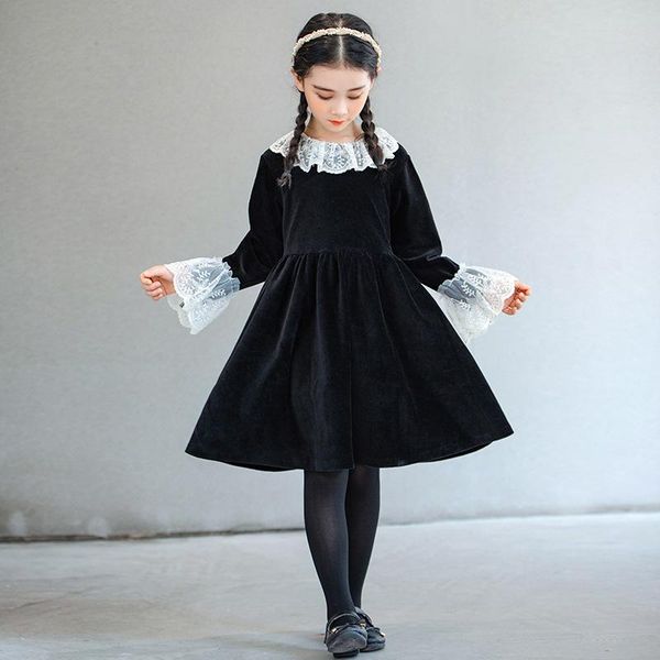 girl's dresses kids velveteen for girls 2021 autumn winter children lace dress teen princess girl korean velvet party clothes, Red;yellow
girl's dresses kids velveteen for girls 2021 autumn winter children lace dress teen princess girl korean velvet party clothes, Red;yellow