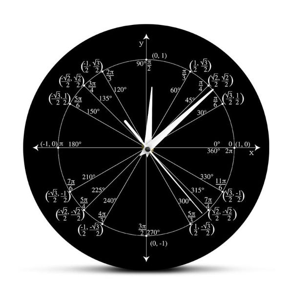 wall clocks unit circle math teacher clock trigonometry pre calculus classroom decor geometry radian labeled angles values
wall clocks unit circle math teacher clock trigonometry pre calculus classroom decor geometry radian labeled angles values