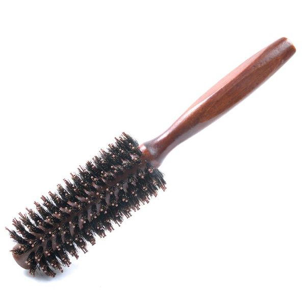 hair brushes drewti 1pc natural boar bristle round brush salon comb wood massage for blow drying,styling,curling adding volume, Silver
hair brushes drewti 1pc natural boar bristle round brush salon comb wood massage for blow drying,styling,curling adding volume, Silver