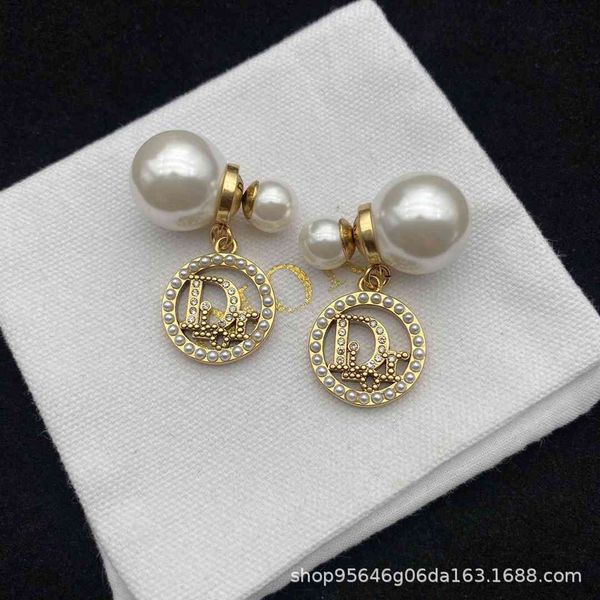 new inlaid pearl pendant earrings women's elegant fashion front and rear size pearl earrings fine jewelry discount, Black
new inlaid pearl pendant earrings women's elegant fashion front and rear size pearl earrings fine jewelry discount, Black