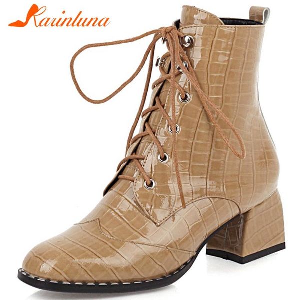 big size 33-43 ladies cross tied boots square toe chunky high heels ankle women genuine leather shoes, Black
big size 33-43 ladies cross tied boots square toe chunky high heels ankle women genuine leather shoes, Black