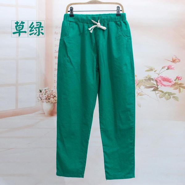 women's pants & capris oversized trousers pure color cotton linen loose plus size summer ankle length female pocket casual, Black;white
women's pants & capris oversized trousers pure color cotton linen loose plus size summer ankle length female pocket casual, Black;white