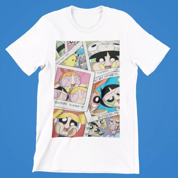 the powerpuff girls t-shirt cartoon 80s 90s 00s 100% retro gift japanese china, White;black
the powerpuff girls t-shirt cartoon 80s 90s 00s 100% retro gift japanese china, White;black