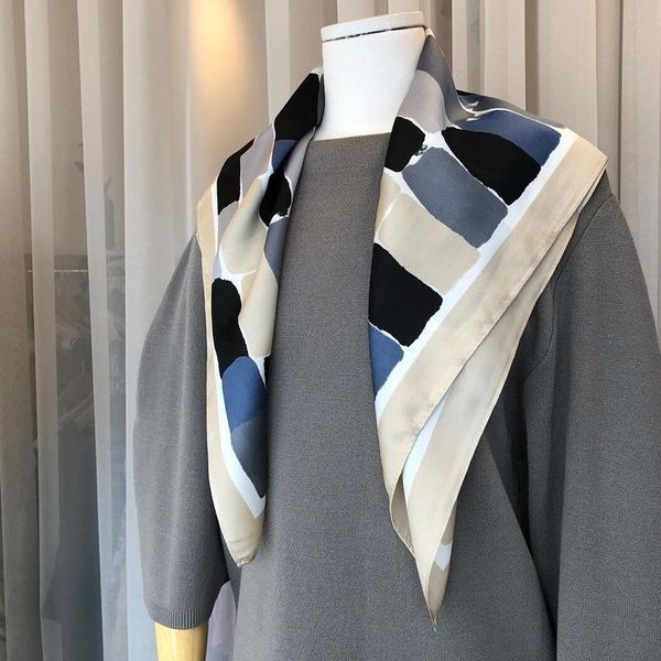scarves imitation silk square ladies fashionable office lady neck scarf printed hair neckerchief 70cmx70cm, Blue;gray
scarves imitation silk square ladies fashionable office lady neck scarf printed hair neckerchief 70cmx70cm, Blue;gray