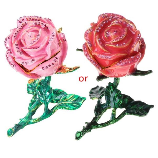 jewelry pouches, bags creative alloy rose flower storage box organizer holder decoration faux diamond rings earrings case k3nd, Pink;blue
jewelry pouches, bags creative alloy rose flower storage box organizer holder decoration faux diamond rings earrings case k3nd, Pink;blue