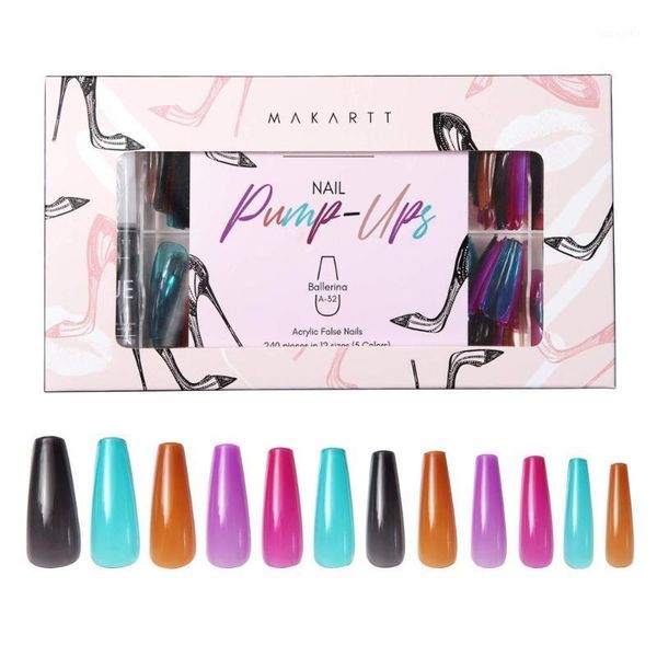 makaracrylic nail kit, press on nails set 240pcs ballerina tips full cover nude 4pcs glues 1pcs file fake1, Red;gold
makaracrylic nail kit, press on nails set 240pcs ballerina tips full cover nude 4pcs glues 1pcs file fake1, Red;gold