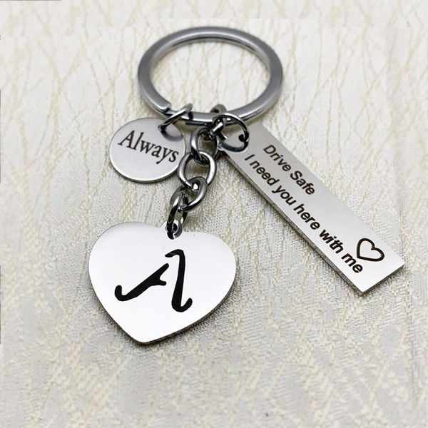 keychains oeinin classic key chain men/women simple letter ring safe driving i need you by my side stainless steel brelok, Silver
keychains oeinin classic key chain men/women simple letter ring safe driving i need you by my side stainless steel brelok, Silver