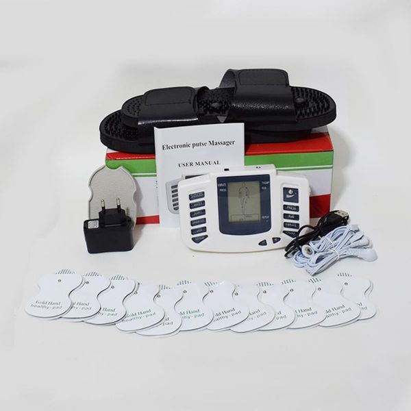 massage gun body relax muscle massager electrical stimulator tens acupuncture therapy pulse physiotherapy 12pads+slipper
massage gun body relax muscle massager electrical stimulator tens acupuncture therapy pulse physiotherapy 12pads+slipper