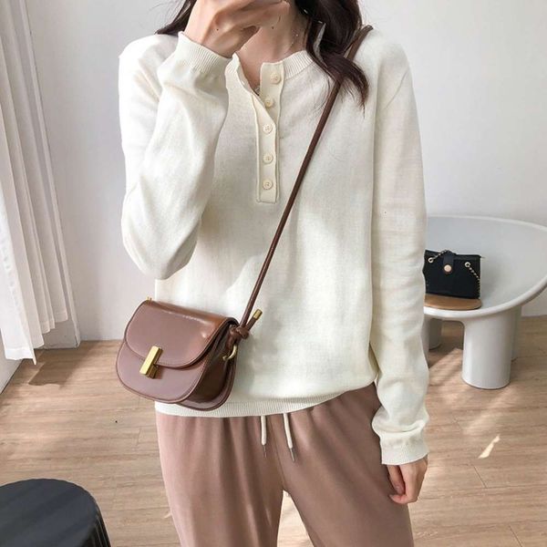 women's sweaters sweater early spring design sense pullover half open crew neck button knit women loose lazy wind winter 0sev, White;black
women's sweaters sweater early spring design sense pullover half open crew neck button knit women loose lazy wind winter 0sev, White;black
