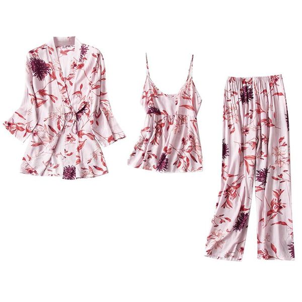 women's sleepwear flower print bridesmaid robes women 3pcs satin silk kimono robe bathrobe wedding nightgown underwear soft dressing go, Black;red
women's sleepwear flower print bridesmaid robes women 3pcs satin silk kimono robe bathrobe wedding nightgown underwear soft dressing go, Black;red
