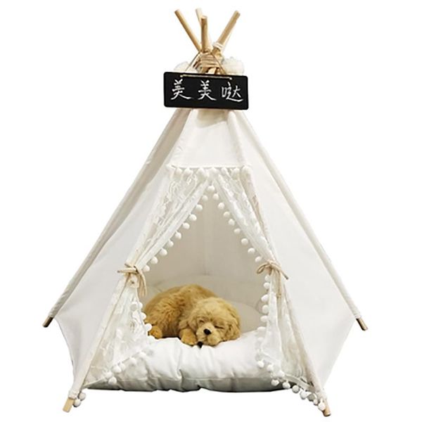 kennels & pens pet tent house cat bed portable teepee with thick cushion and 6 colors available for dog puppy excursion outdoor indoor
kennels & pens pet tent house cat bed portable teepee with thick cushion and 6 colors available for dog puppy excursion outdoor indoor
