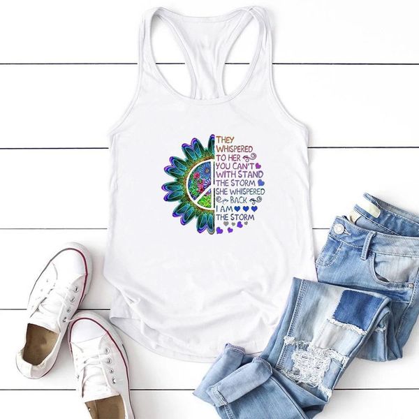 womens tank flowers they whispered to her you cant print tanks women summer for harajuku sleeveless ropa de, White
womens tank flowers they whispered to her you cant print tanks women summer for harajuku sleeveless ropa de, White