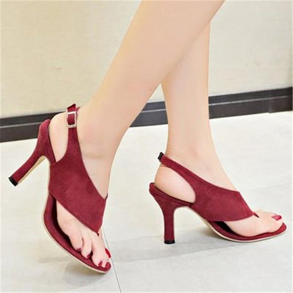 flip-flop sandals ladies jersey buckle hong kong style suede foreign trade plus size high heels rome, Black
flip-flop sandals ladies jersey buckle hong kong style suede foreign trade plus size high heels rome, Black