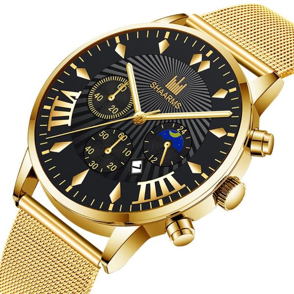 wristwatches fashion mens watches with stainless steel sports quartz watch men relogio masculino (small dial no work b36, Slivery;brown
wristwatches fashion mens watches with stainless steel sports quartz watch men relogio masculino (small dial no work b36, Slivery;brown