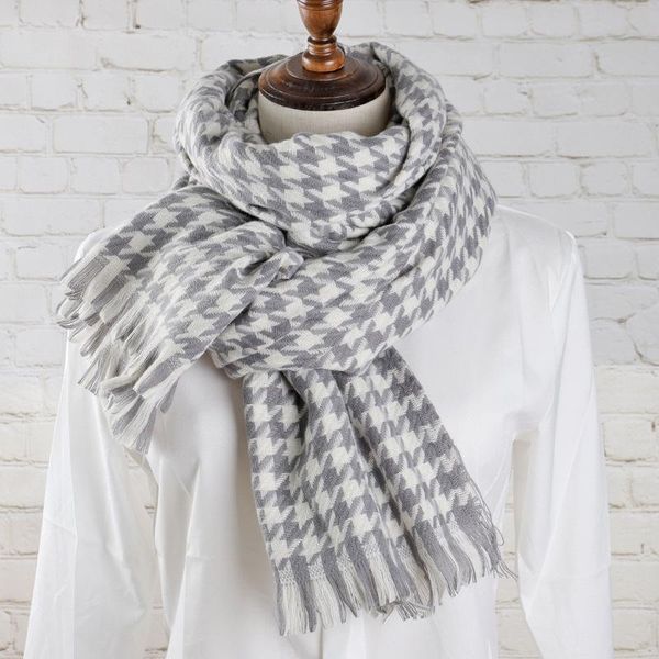 fashion cashmere women plaid scarf winter warm shawl and wrap bandana long tassel female foulard scarves, Blue;gray
fashion cashmere women plaid scarf winter warm shawl and wrap bandana long tassel female foulard scarves, Blue;gray