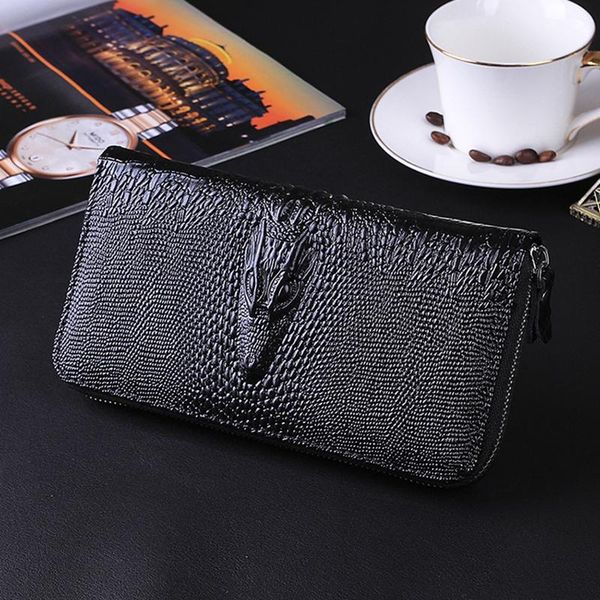 wallets men wallet crocodile pattern purse men's high capacity clutch bags zipper cardholder pochette, Red;black
wallets men wallet crocodile pattern purse men's high capacity clutch bags zipper cardholder pochette, Red;black