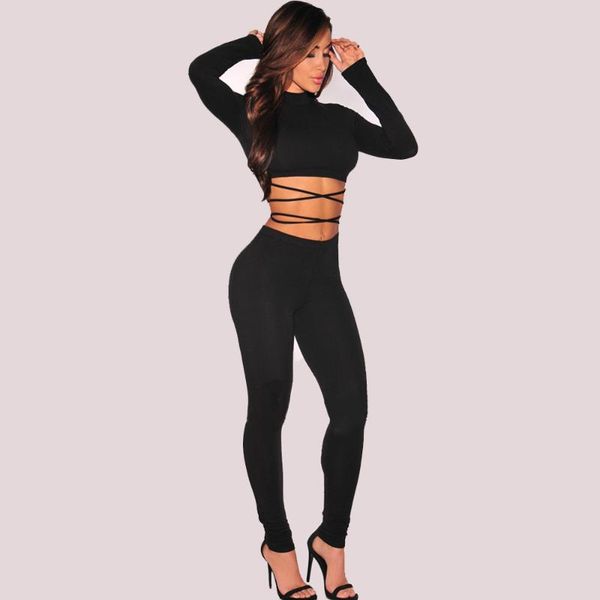 women's jumpsuits & rompers kuidfar fashion women two pieces outfit crop long pants jumpsuit sleeve black skinny bodysuit, Black;white
women's jumpsuits & rompers kuidfar fashion women two pieces outfit crop long pants jumpsuit sleeve black skinny bodysuit, Black;white