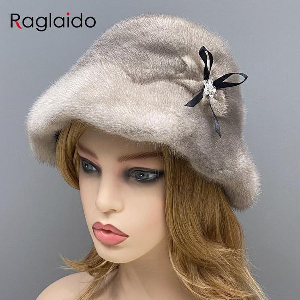 wide brim hats russian fur hat women luxury mink winter warm natural bucket female cap elegant flower fedoras, Blue;gray
wide brim hats russian fur hat women luxury mink winter warm natural bucket female cap elegant flower fedoras, Blue;gray