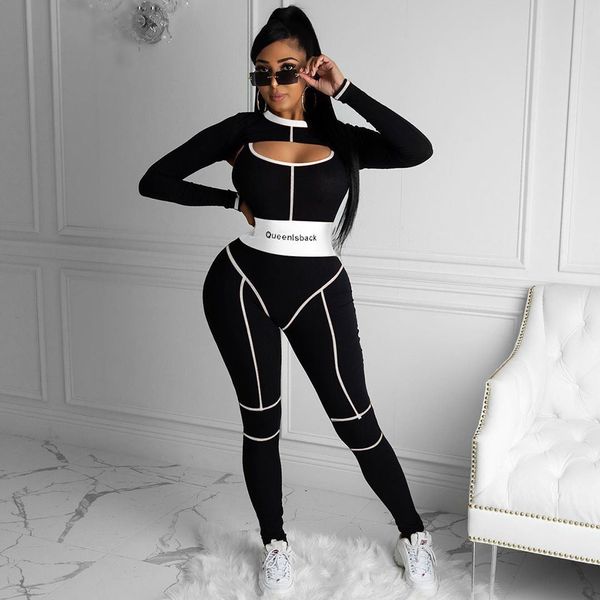 sisterlinda women fitness patchwork stretch ribbed jumpsuits sportwear party rompers activity streetwear playsuits, Black;white
sisterlinda women fitness patchwork stretch ribbed jumpsuits sportwear party rompers activity streetwear playsuits, Black;white