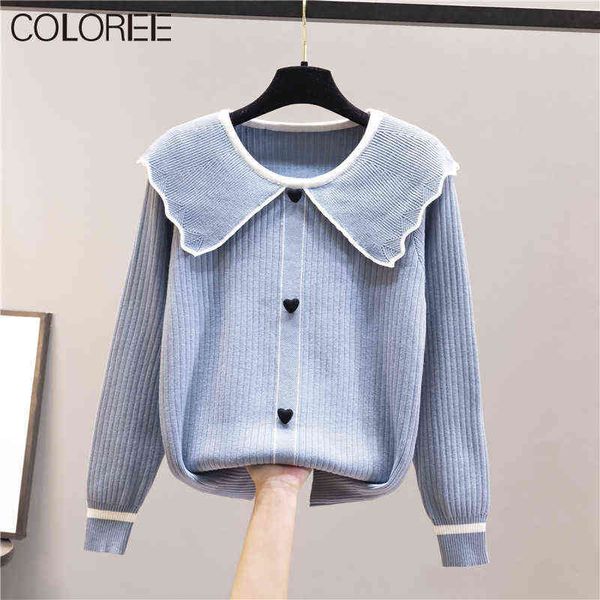 autumn winter knitted pullover 2021 korean fashion casual long sleeve knit sweater women femme clothes y1110, White;black
autumn winter knitted pullover 2021 korean fashion casual long sleeve knit sweater women femme clothes y1110, White;black
