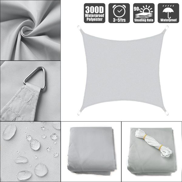 shade 4mx4m 5mx5m gray 300d waterproof polyester square sun sail outdoor patio lawn pool rectangle cover tent awning
shade 4mx4m 5mx5m gray 300d waterproof polyester square sun sail outdoor patio lawn pool rectangle cover tent awning