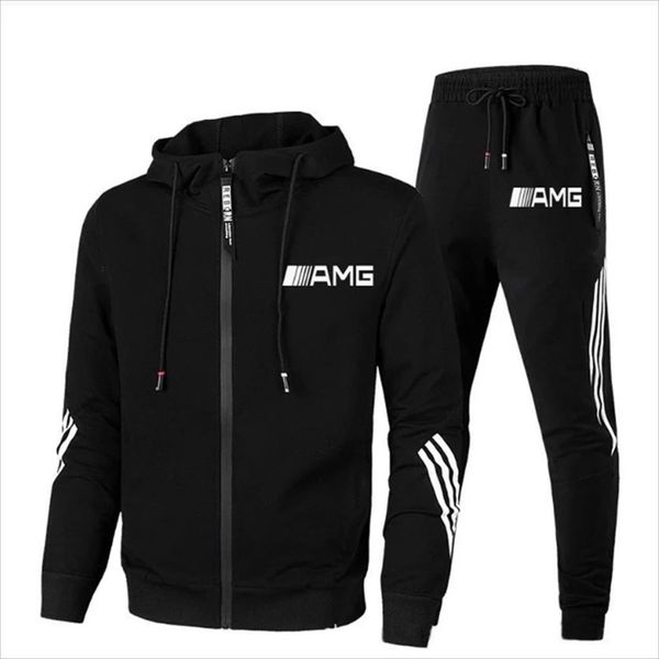 2 pieces sets amg printing mens tracksuit hooded sweatshirt pants pullover hoodie sportwear suit casual sports clothes, Gray
2 pieces sets amg printing mens tracksuit hooded sweatshirt pants pullover hoodie sportwear suit casual sports clothes, Gray