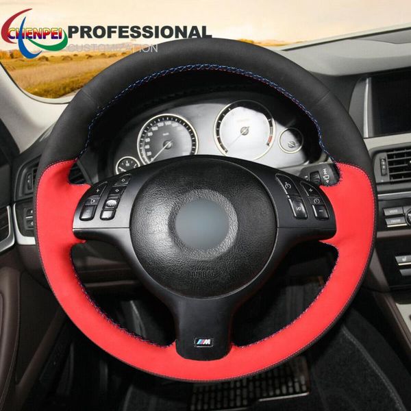 steering wheel covers diy hand-sewn non-slip custom black red suede cover for e46 e46/5 5 series e39 m3 m5 car interior accessories
steering wheel covers diy hand-sewn non-slip custom black red suede cover for e46 e46/5 5 series e39 m3 m5 car interior accessories