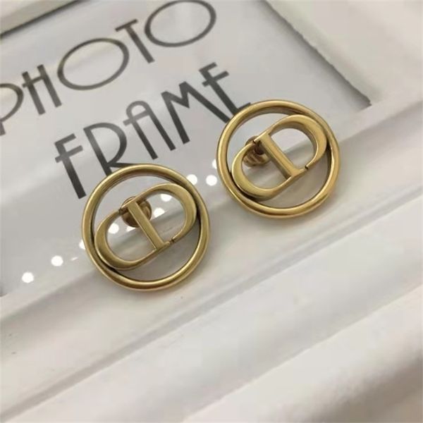 designer jewelry brass old letter earrings simple versatile fashion earrings 5a68, Golden
designer jewelry brass old letter earrings simple versatile fashion earrings 5a68, Golden