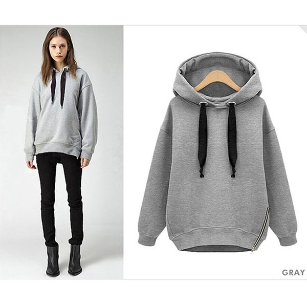 women's hoodies & sweatshirts oversized ladies solid plush casual long sleeve hooded pullover clothes sweatshirt 2021, Black
women's hoodies & sweatshirts oversized ladies solid plush casual long sleeve hooded pullover clothes sweatshirt 2021, Black