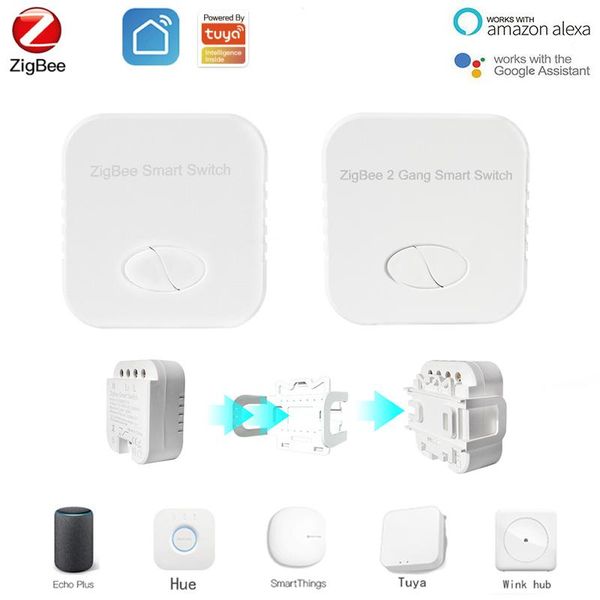 smart home control zigbee 1/2gang switch remote switches wireless relay module work with tuya life alexa google
smart home control zigbee 1/2gang switch remote switches wireless relay module work with tuya life alexa google