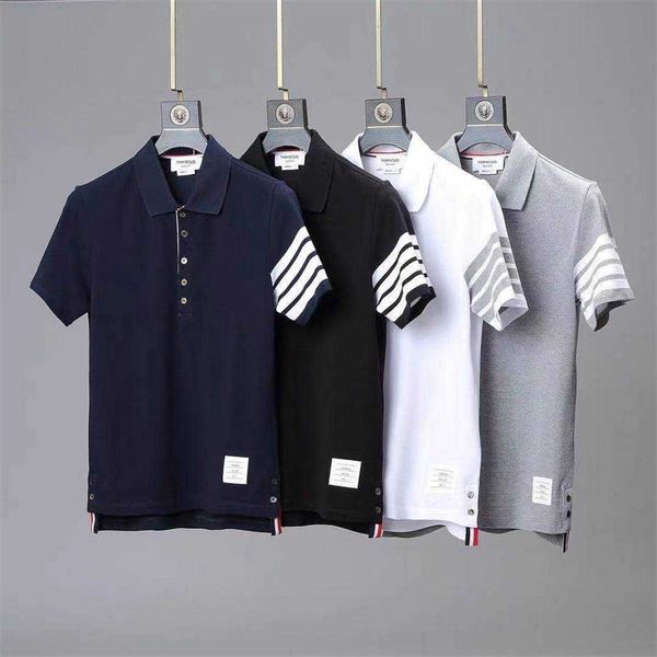 2001summer new brand tb four bars men's short sleeve polo shirt leisure fashion youth pure cotton round neck t-shirt2012, White;black
2001summer new brand tb four bars men's short sleeve polo shirt leisure fashion youth pure cotton round neck t-shirt2012, White;black