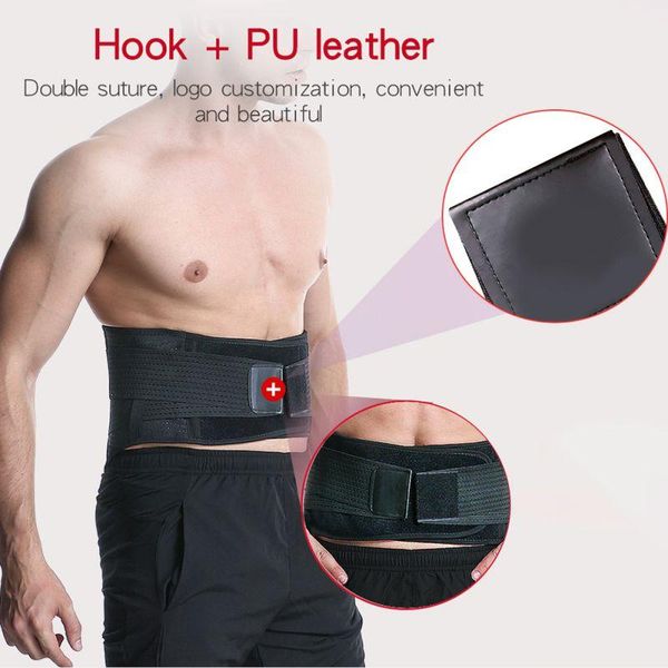 hook pu leather men women waist trimmer belt fat burning trainer healthy weight loss back posture support, Black;gray
hook pu leather men women waist trimmer belt fat burning trainer healthy weight loss back posture support, Black;gray