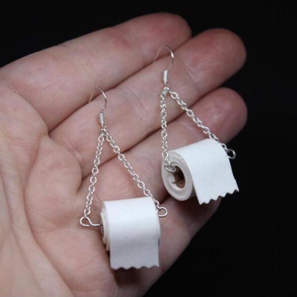 dangle & chandelier fashion personality funny roll paper acrylic drop earrings creative towel toilet for woman girl pers, Silver
dangle & chandelier fashion personality funny roll paper acrylic drop earrings creative towel toilet for woman girl pers, Silver
