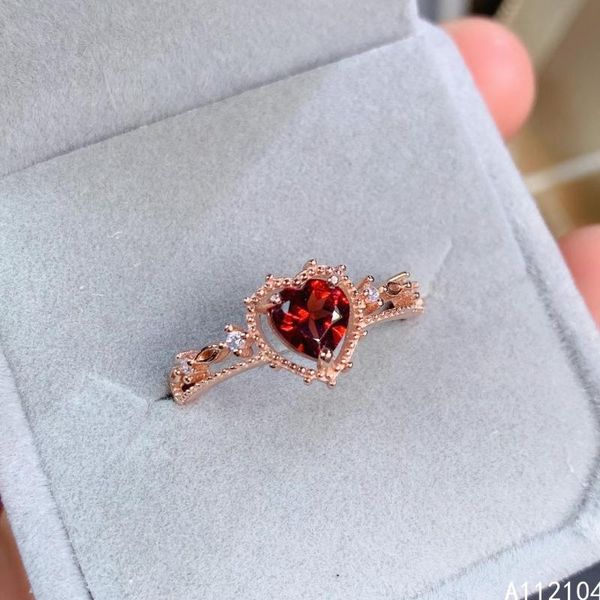 cluster rings kjjeaxcmy fine jewelry 925 sterling silver inlaid natural garnet women elegant fresh classic heart adjustable gem ring support, Golden;silver 
cluster rings kjjeaxcmy fine jewelry 925 sterling silver inlaid natural garnet women elegant fresh classic heart adjustable gem ring support, Golden;silver
