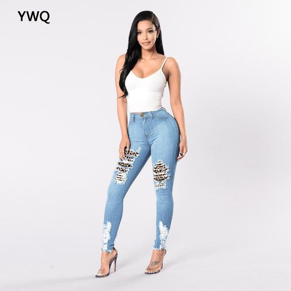 leopard patchwork skinny jeans for women ripped full length pants multi color vintage hole female high waist lady trousers women's, Blue
leopard patchwork skinny jeans for women ripped full length pants multi color vintage hole female high waist lady trousers women's, Blue