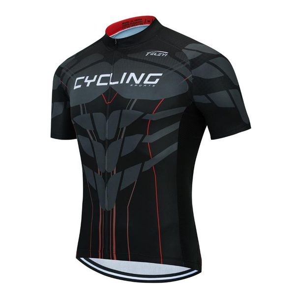 teleyi 2021 classic mens short sleeve cycling jersey bike shirt mtb uniform clothing wear clothes maillot ropa ciclismo racing jackets, Black;red
teleyi 2021 classic mens short sleeve cycling jersey bike shirt mtb uniform clothing wear clothes maillot ropa ciclismo racing jackets, Black;red