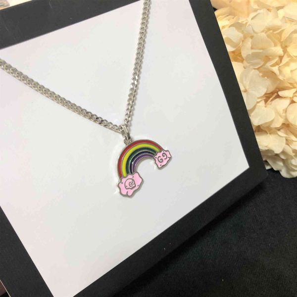 ancient double skull head elf drop glue rainbow women's necklace sweater chain pair exclusive jewelry sale, Silver
ancient double skull head elf drop glue rainbow women's necklace sweater chain pair exclusive jewelry sale, Silver