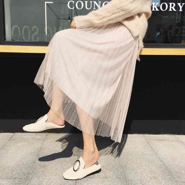 retro sequins pleated womens boho mesh swing skirt femme 2 layers long elastic waist midi skirts sell fashion, Black
retro sequins pleated womens boho mesh swing skirt femme 2 layers long elastic waist midi skirts sell fashion, Black