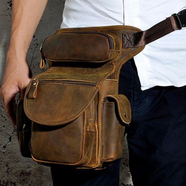crazy horse/oil wax genuine leather waist bag motorcycle riding men hip bum fanny belt pack vintage trend cowhide leg drop bags
crazy horse/oil wax genuine leather waist bag motorcycle riding men hip bum fanny belt pack vintage trend cowhide leg drop bags