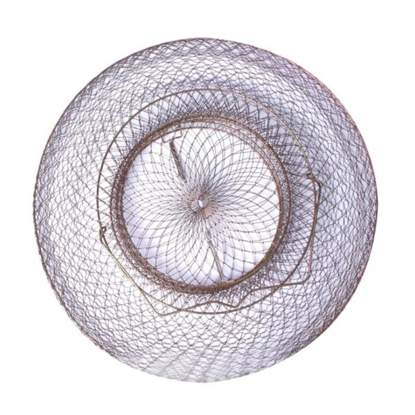 foldable iron mesh fishing fish pots basket small collapsible lightweight portable crab lobster shrimp storage accessories
foldable iron mesh fishing fish pots basket small collapsible lightweight portable crab lobster shrimp storage accessories
