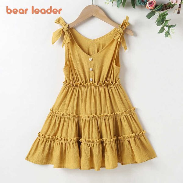 bear leader baby girls princess elegant dress fashion kids girl ruffles party costume chidlren sleeveless vestidos 2-6 years 210708, Red;yellow
bear leader baby girls princess elegant dress fashion kids girl ruffles party costume chidlren sleeveless vestidos 2-6 years 210708, Red;yellow