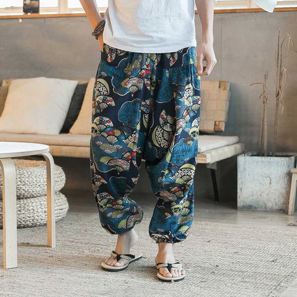 men's pants harajuku cotton linen harem cross men jogger male summer floral print hawaii beach trousers 616a 9va5, Black
men's pants harajuku cotton linen harem cross men jogger male summer floral print hawaii beach trousers 616a 9va5, Black