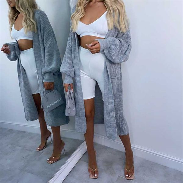 autumn winter style women baggy long sleeve knitted cardigan coat solid fashion loose lady sweaters cardigans 211018, White;black
autumn winter style women baggy long sleeve knitted cardigan coat solid fashion loose lady sweaters cardigans 211018, White;black