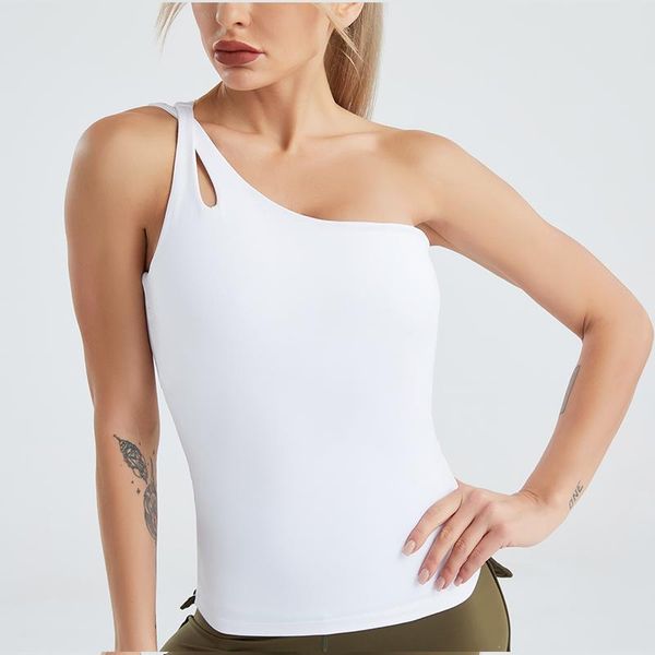 yoga outfit white sports for fitness women clothing one shoulder cut out shirts women's gym tank quick dry running t-shirt
yoga outfit white sports for fitness women clothing one shoulder cut out shirts women's gym tank quick dry running t-shirt