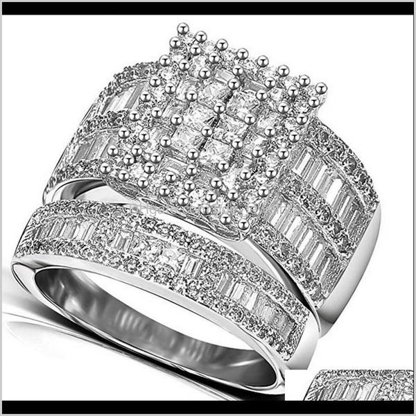 rings jewelrychoucong brand vintage fashion jewelry 925 sterling sier princess cut full white z cz diamond women wedding couple ring for, Slivery;golden
rings jewelrychoucong brand vintage fashion jewelry 925 sterling sier princess cut full white z cz diamond women wedding couple ring for, Slivery;golden