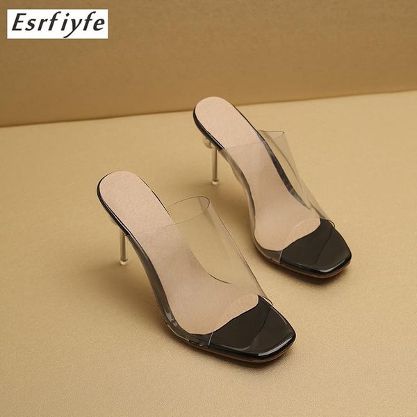 slippers esrfiyfe 2021 summer women open toe pvc transparent shoes clear hallow high heel slipper sexy, Black
slippers esrfiyfe 2021 summer women open toe pvc transparent shoes clear hallow high heel slipper sexy, Black